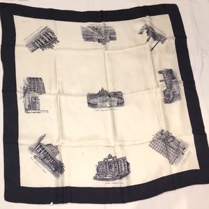 Vintage Handkerchief Italy Theme
